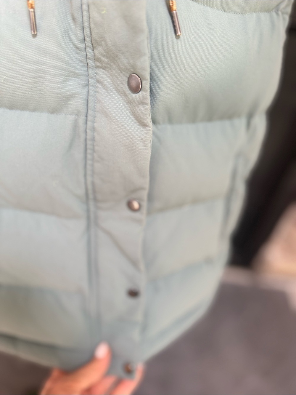 Patagonia Women’s Bivy Hooded Vest Small Blue Puffer - Picture 11 of 12